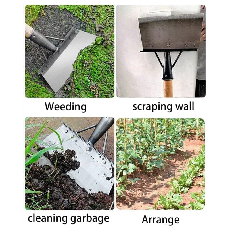 Garden Cleaning Shovel & Scraper – Adjustable Handle