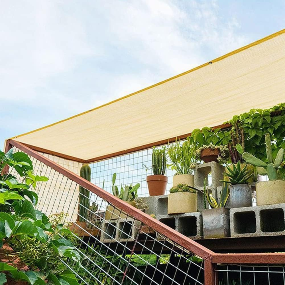Sun Shade Sail – HDPE Mesh Patio Canopy, 85-90% Shade