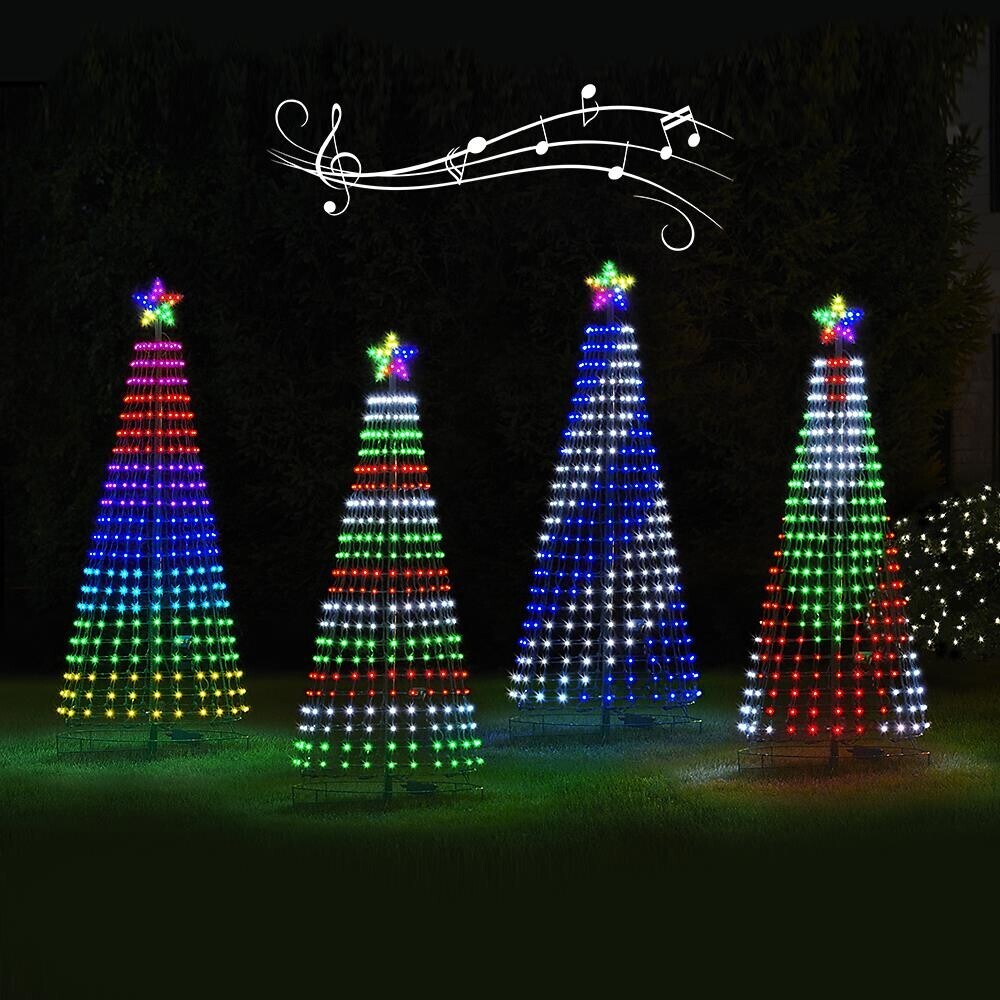 Outdoor LED Christmas Tree Lightshow – 150 LED, 6.5ft