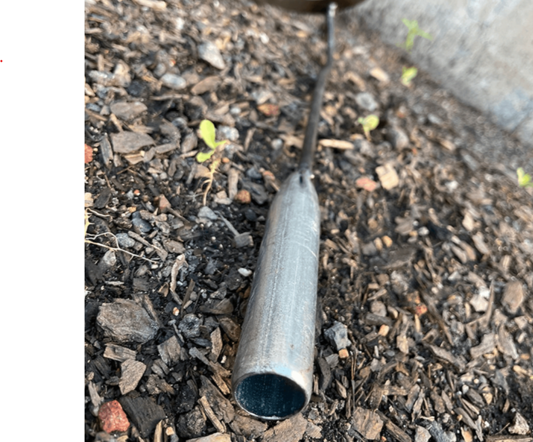 All Steel Hollow Hoe – Garden Weeding & Planting Tool