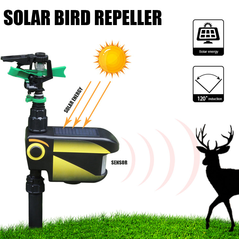 Motion Activated Deer Sprinkler – Solar Garden Defence