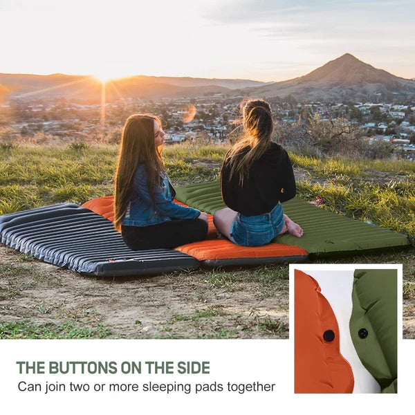 Camping Air Mattress with Foot Pump – Inflatable Bed
