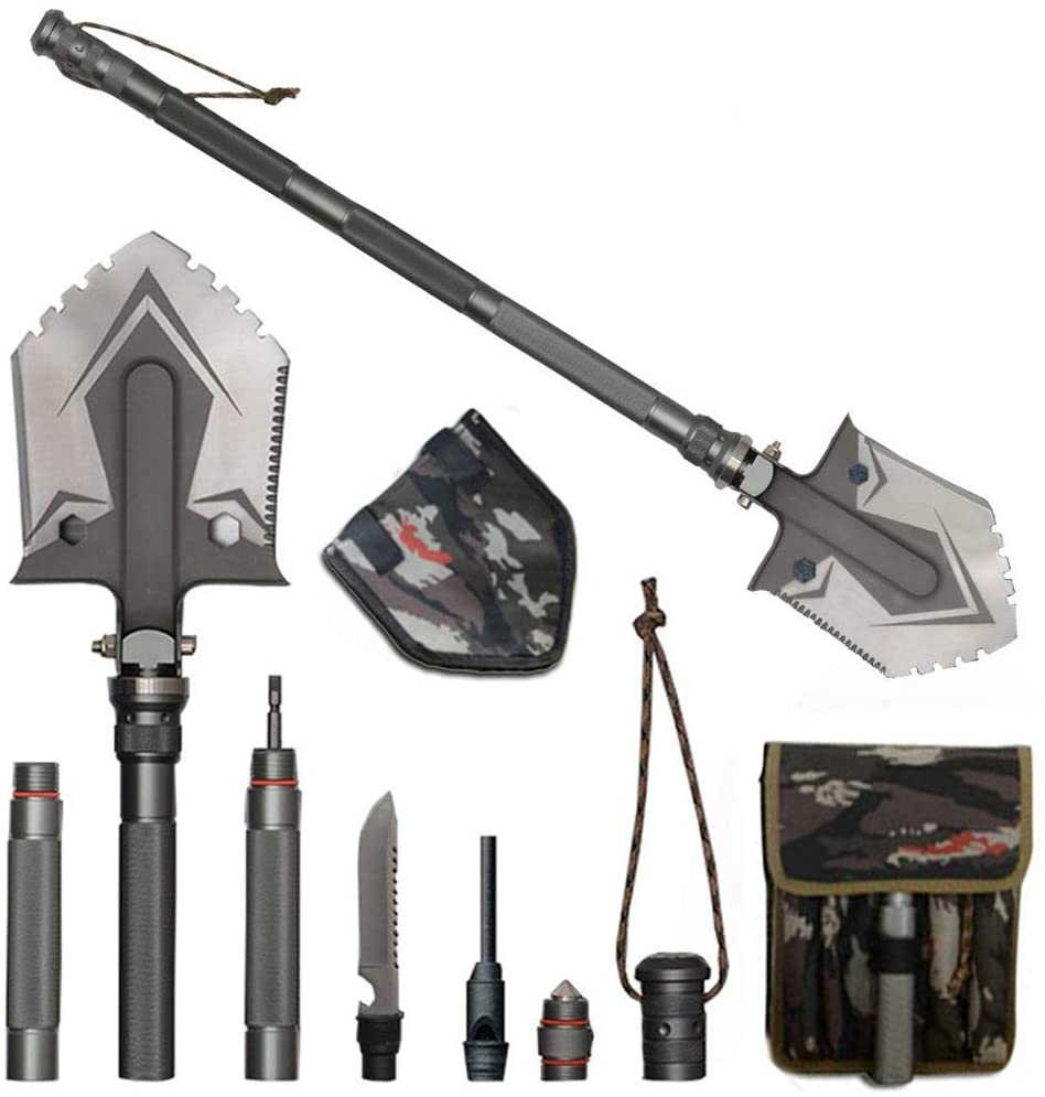 Multi-Function Survival Shovel – Camping Folding Tool