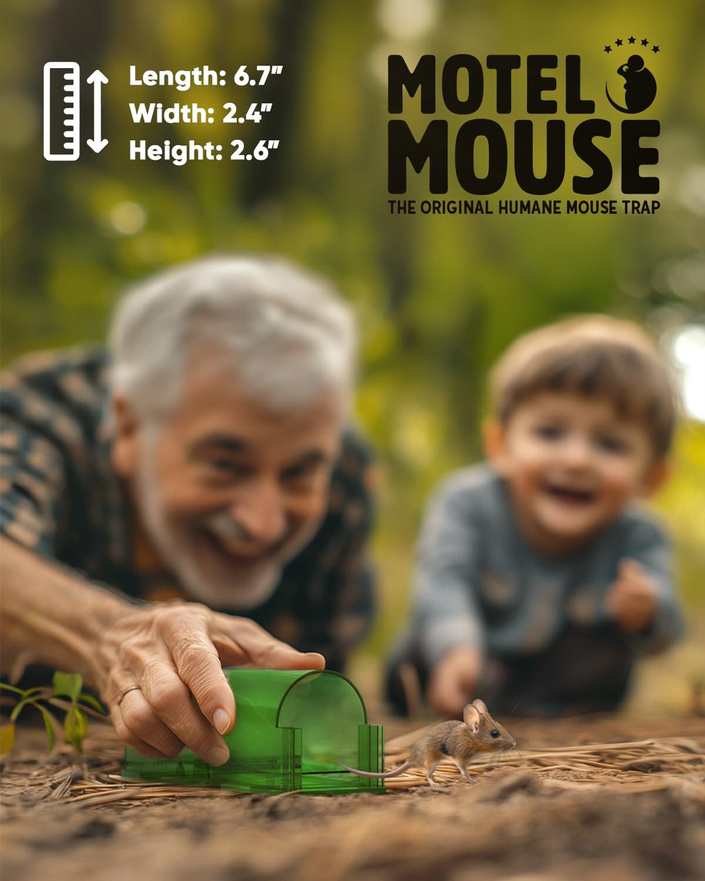 Humane Mouse Trap 4 Pack – Catch and Release, No Kill