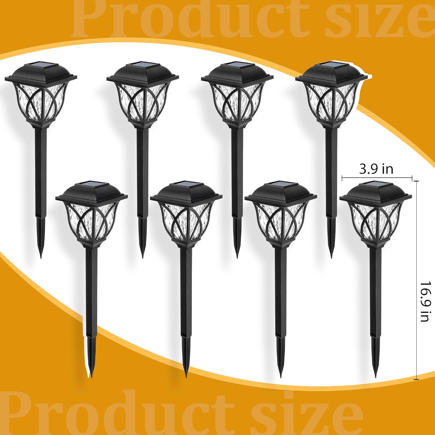 Solar Pathway Lights 6 Pack – LED Garden Path Lights