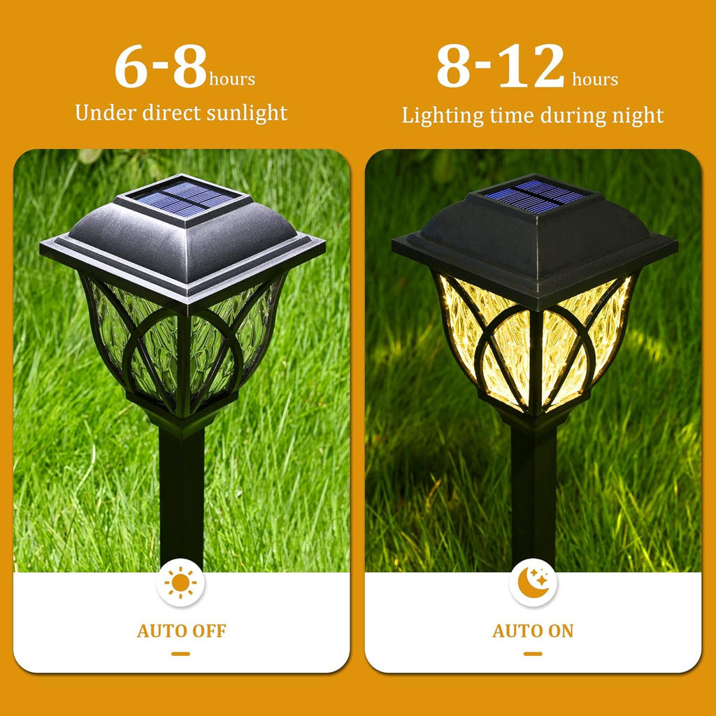 Solar Pathway Lights 6 Pack – LED Garden Path Lights