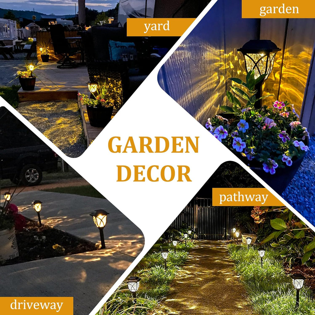 Solar Pathway Lights 6 Pack – LED Garden Path Lights