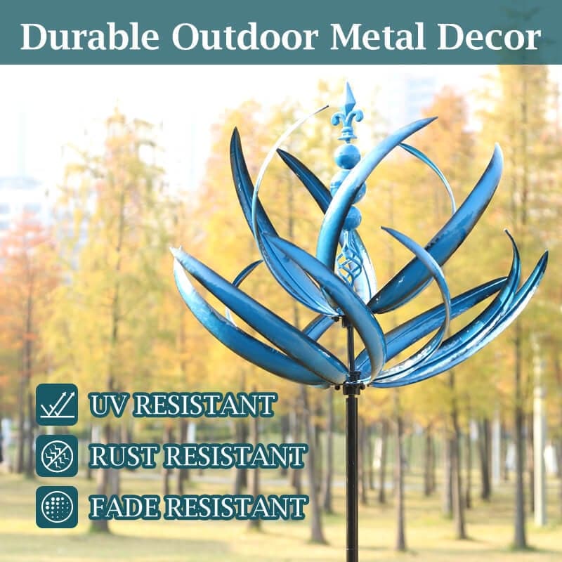 Metal Wind Spinner for Garden & Porch – Easy Install