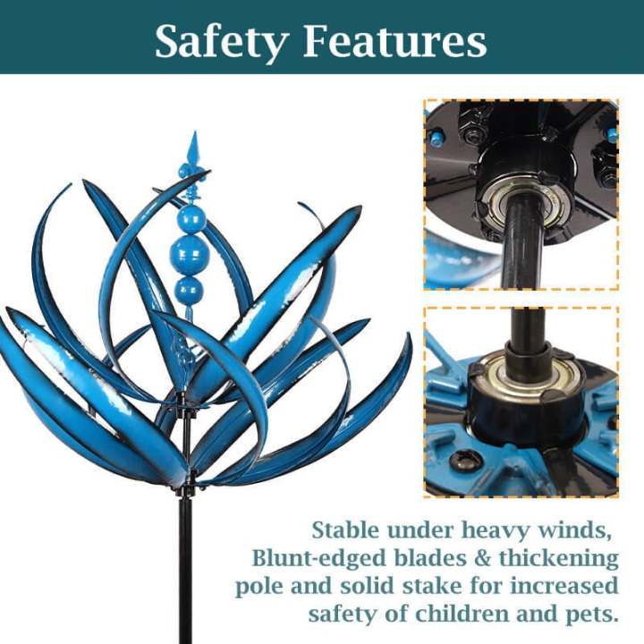 Metal Wind Spinner for Garden & Porch – Easy Install