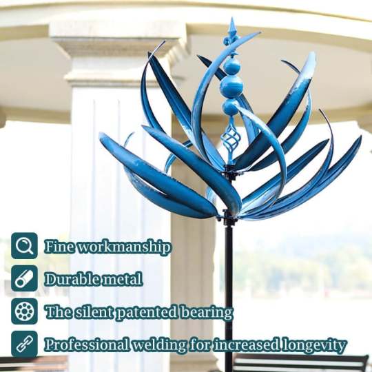 Metal Wind Spinner for Garden & Porch – Easy Install