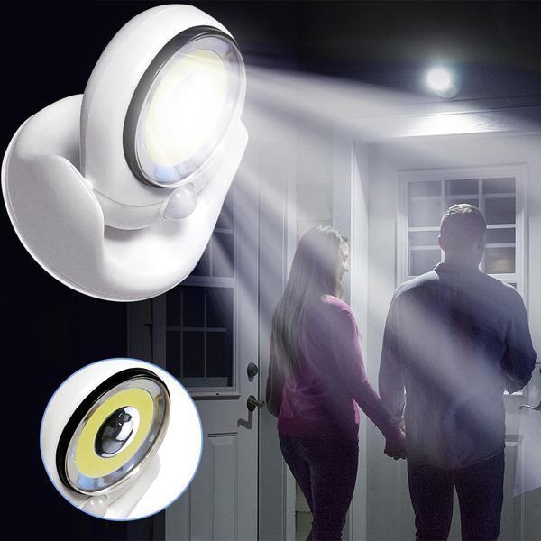 Magnetic LED Outdoor Light with Motion Sensor