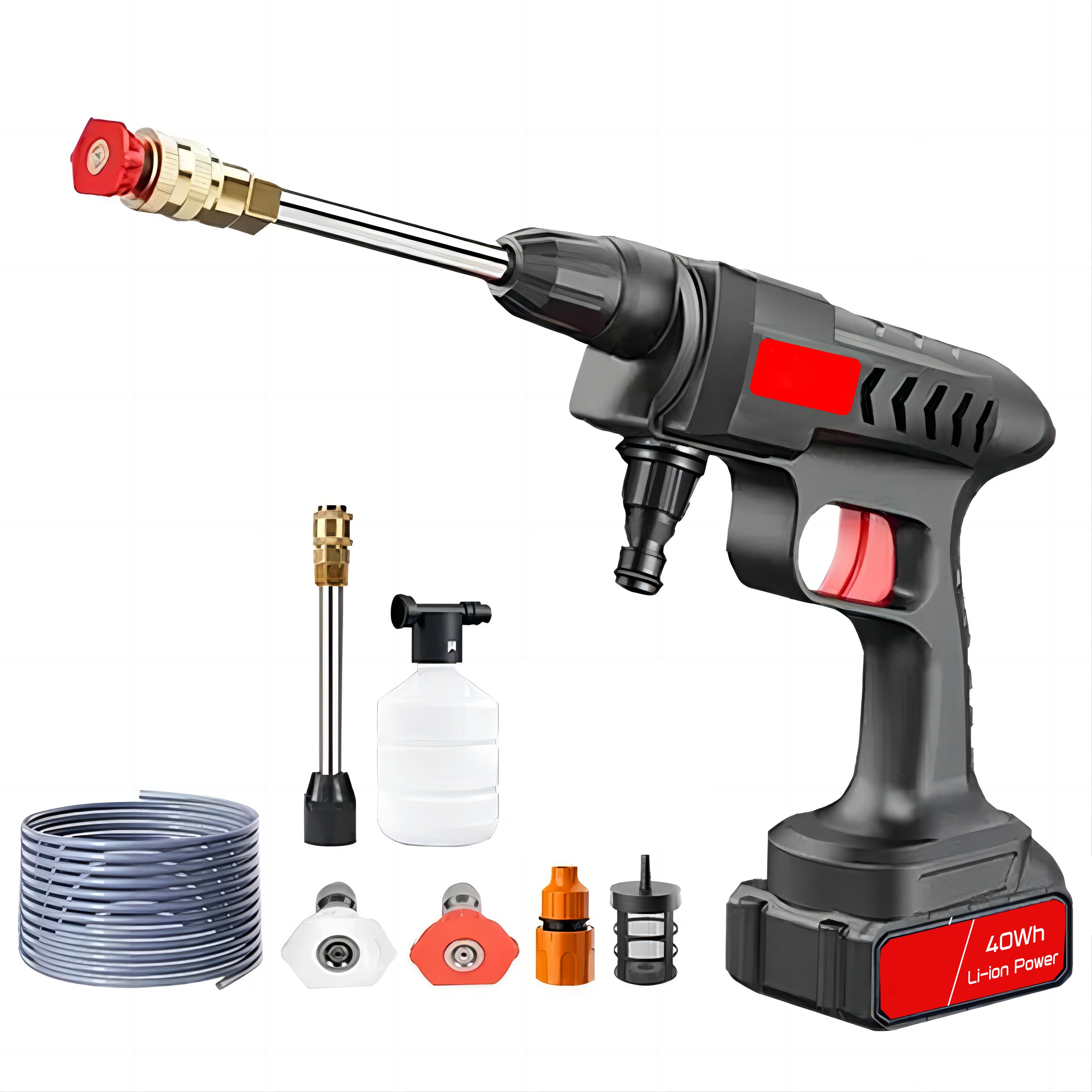 Cordless Pressure Washer Gun 60 Bar – Car Wash & Garden
