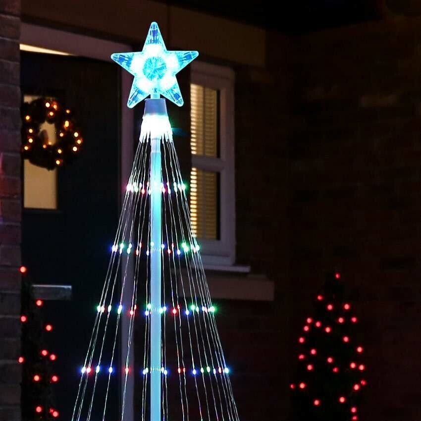 Outdoor LED Christmas Tree Lightshow – 150 LED, 6.5ft