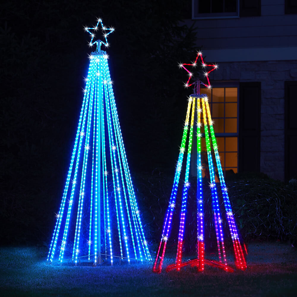 Outdoor LED Christmas Tree Lightshow – 150 LED, 6.5ft