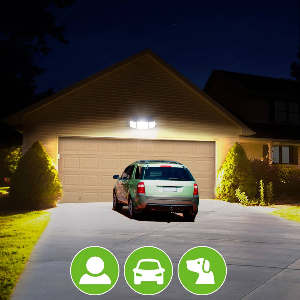 Solar Flood Light with Motion Sensor – 3 Head 1200 Lumen