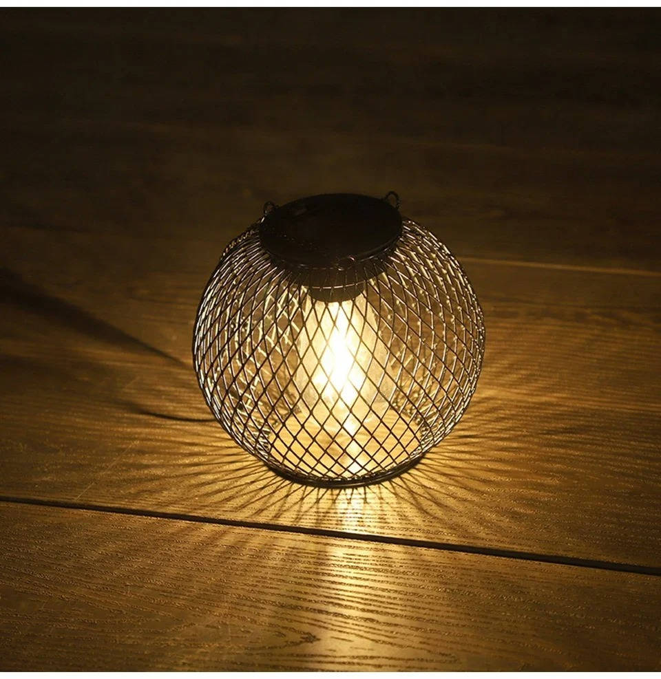 Solar Hanging Lantern – 14 Hour Warm LED Garden Light