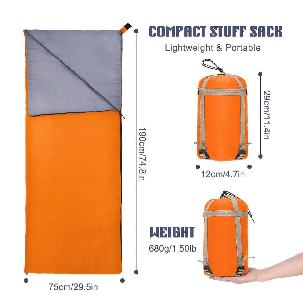 Adult Sleeping Bag – Waterproof 3 Season Camping Bag