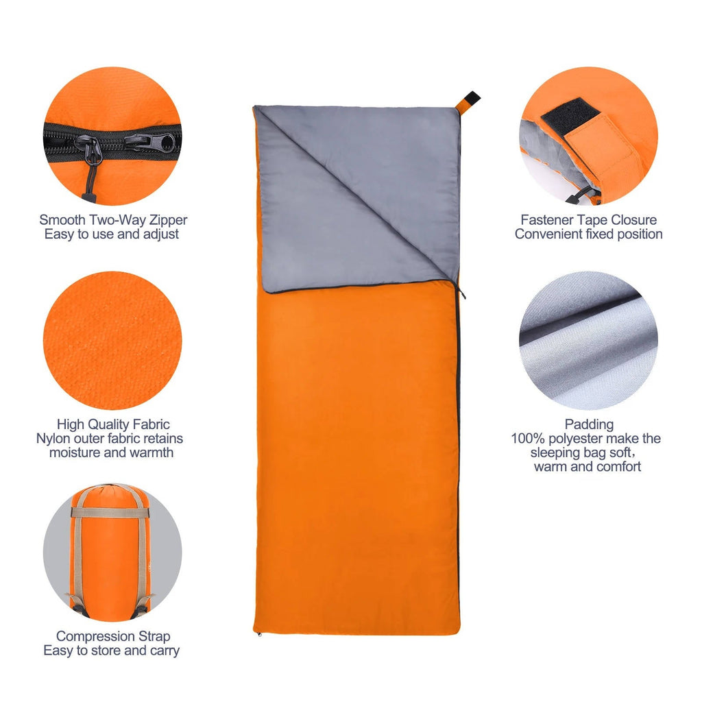 Adult Sleeping Bag – Waterproof 3 Season Camping Bag
