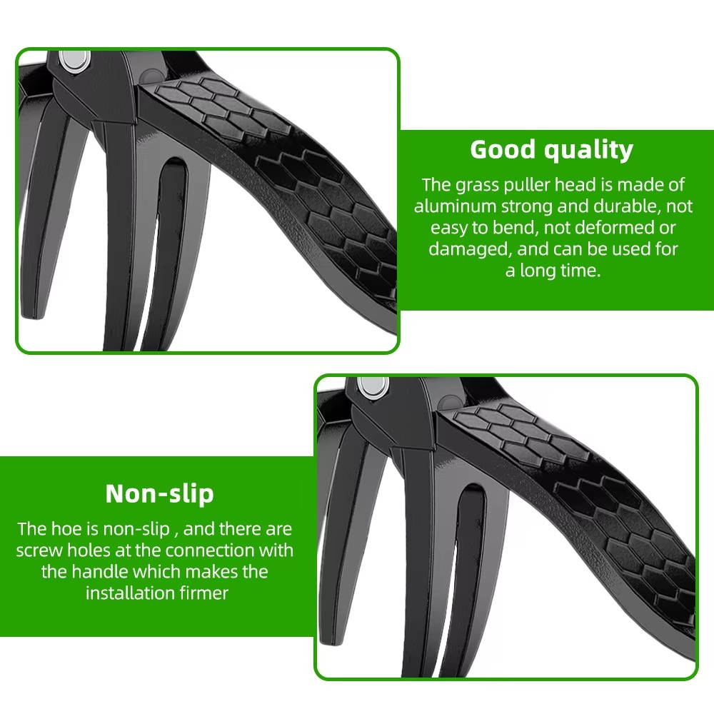 Stand Up Weed Puller – Long Handle Root Remover Tool