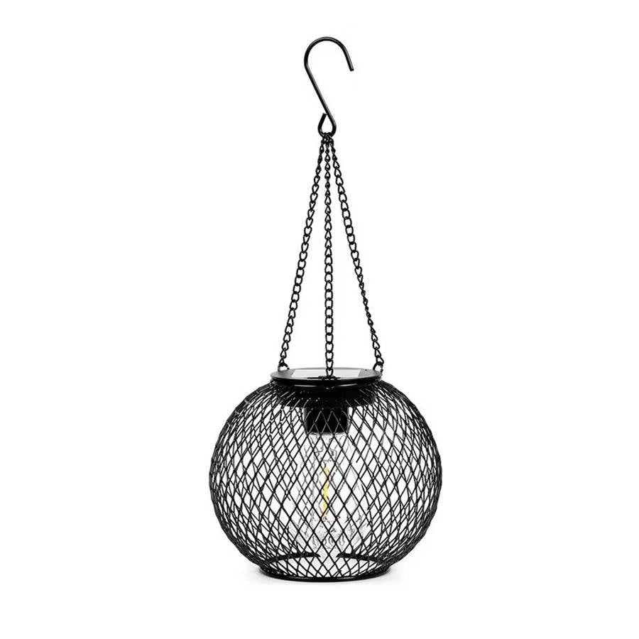 Solar Hanging Lantern – 14 Hour Warm LED Garden Light