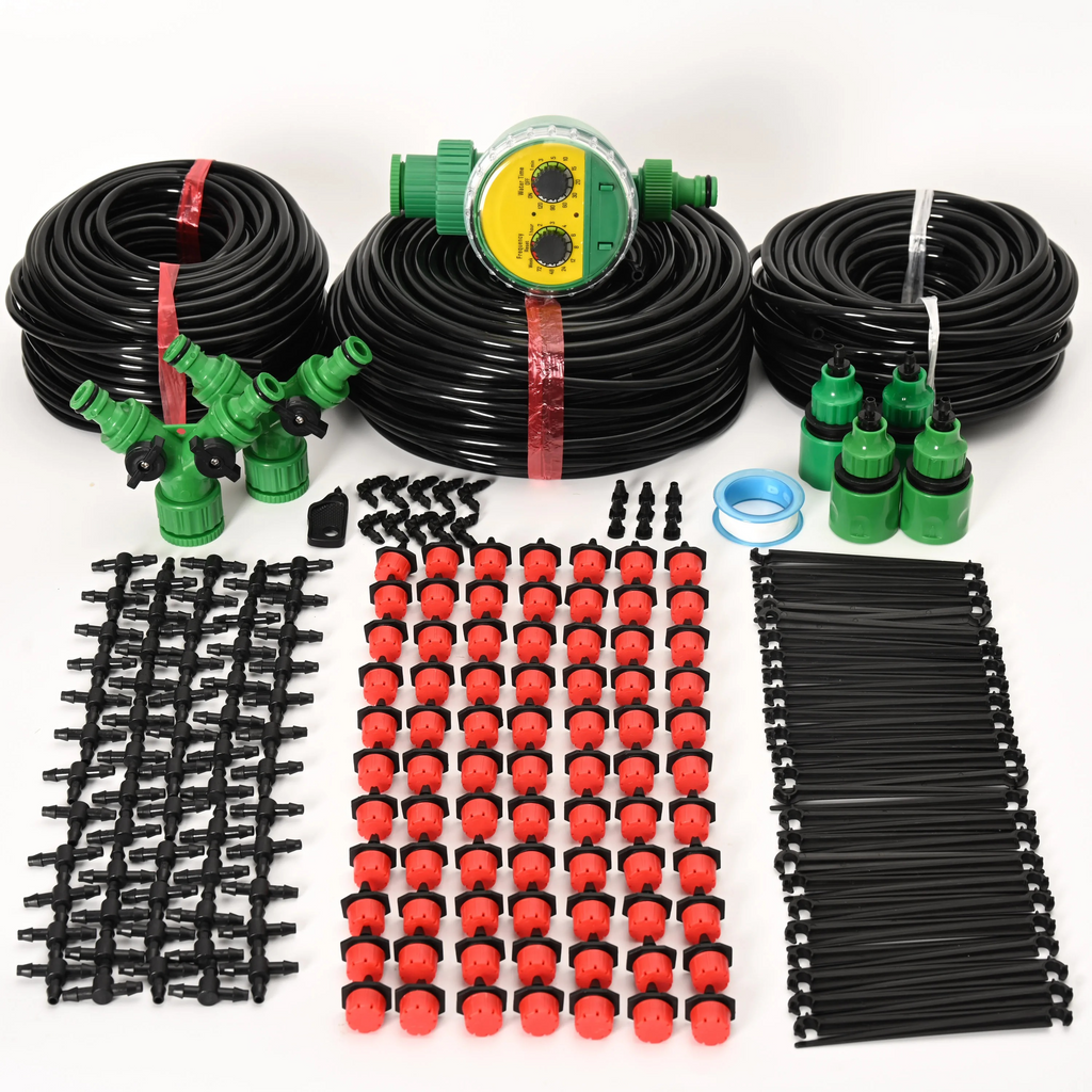 Drip Irrigation Kit with Automatic Timer