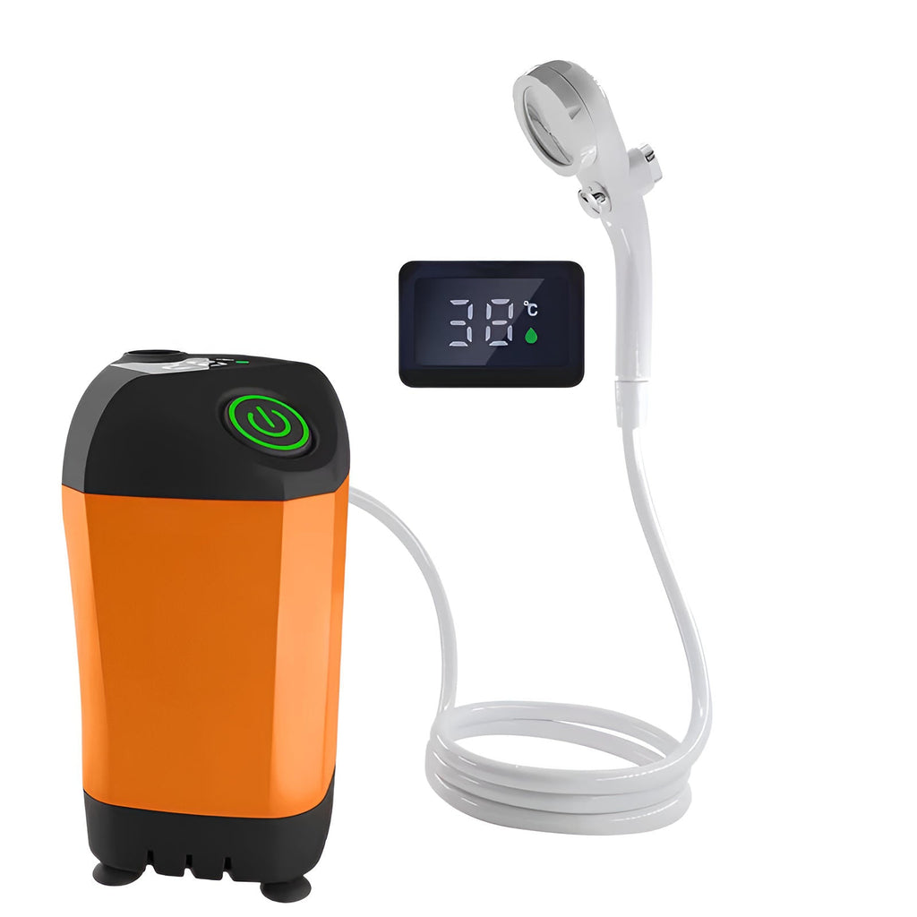 Portable Camping Shower – Rechargeable 4800mAh Pump