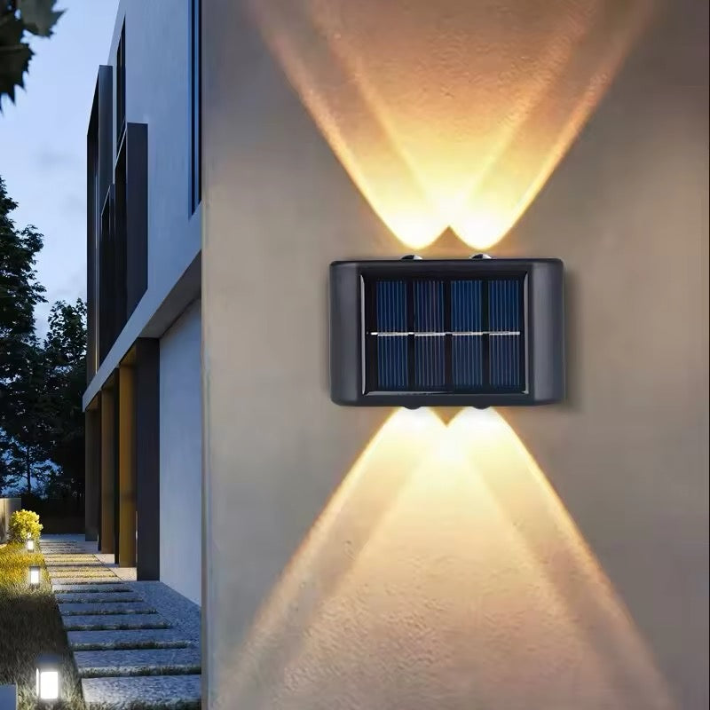 Solar LED Outdoor Wall Light – Weatherproof Garden Lamp