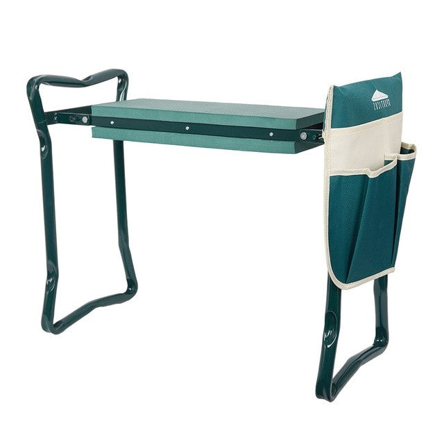 Garden Kneeler and Seat – Folding Stool with Tool Pouch