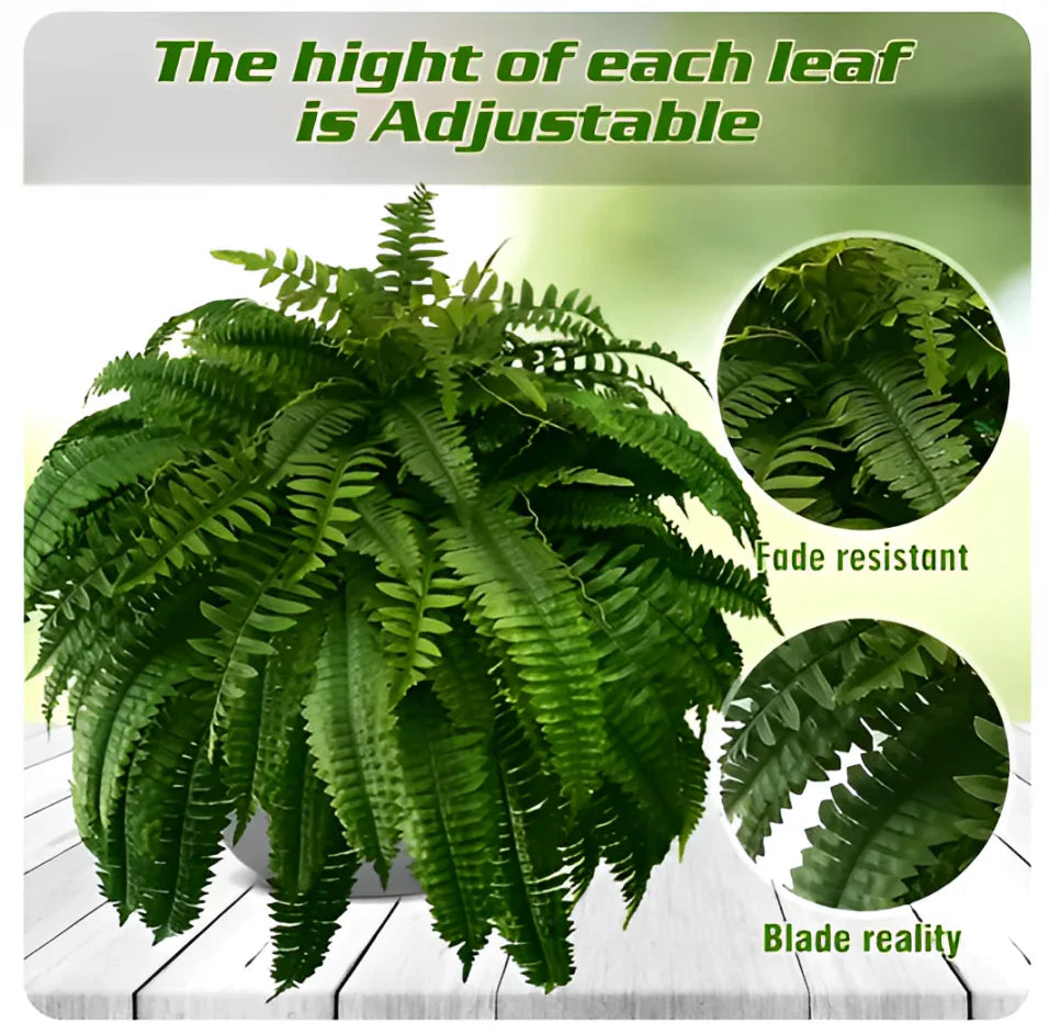 Artificial Boston Fern – UV Resistant Outdoor Plant