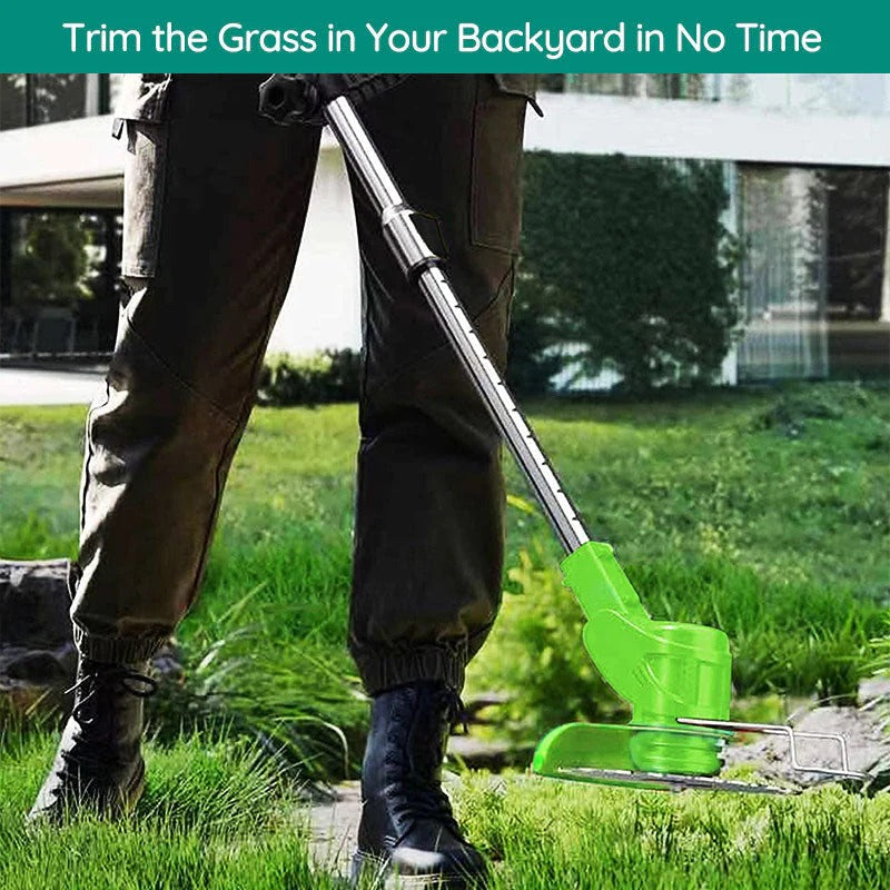 Cordless Grass Trimmer 24V – Telescopic Electric Strimmer