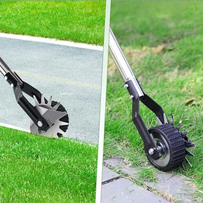 Manual Lawn Edger with Rolling Base – Adjustable Handle