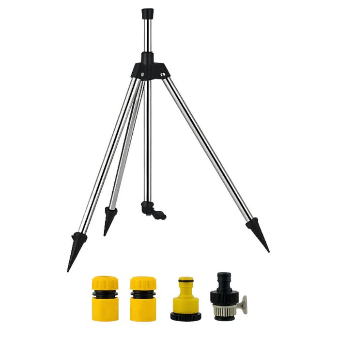 Rotating Tripod Sprinkler – 360 Degree Adjustable Height