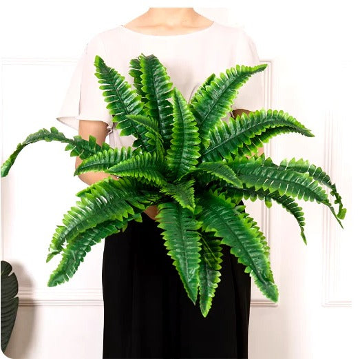 Artificial Boston Fern – UV Resistant Outdoor Plant