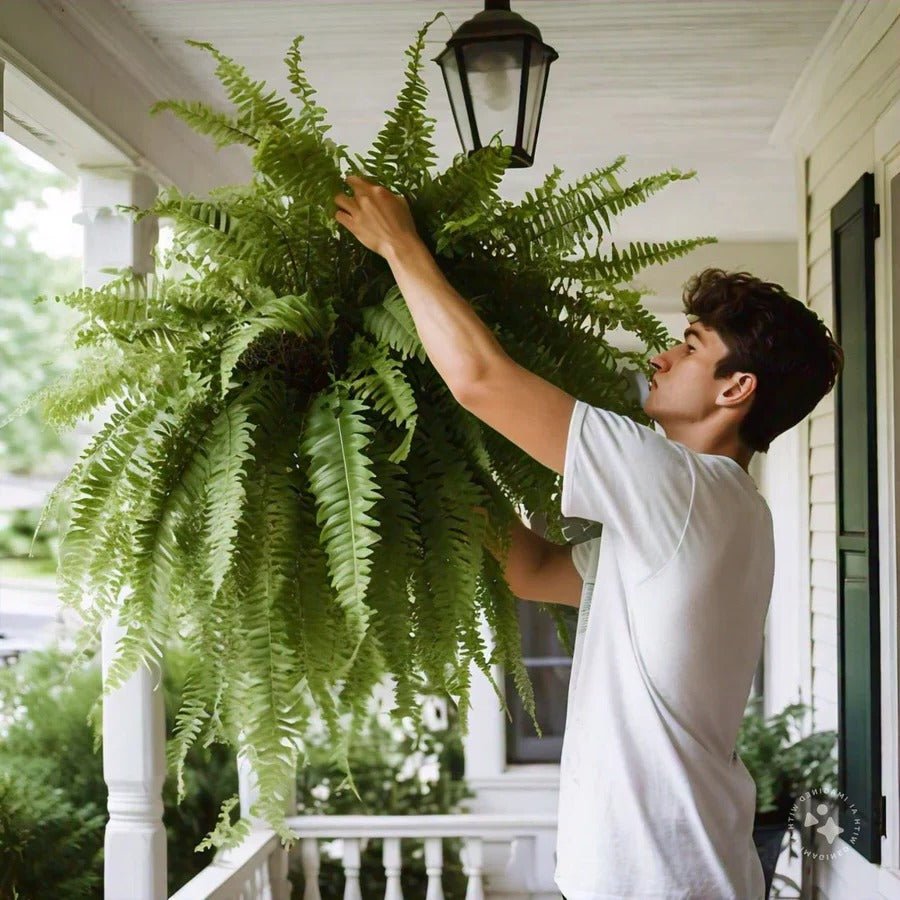 Artificial Boston Fern – UV Resistant Outdoor Plant