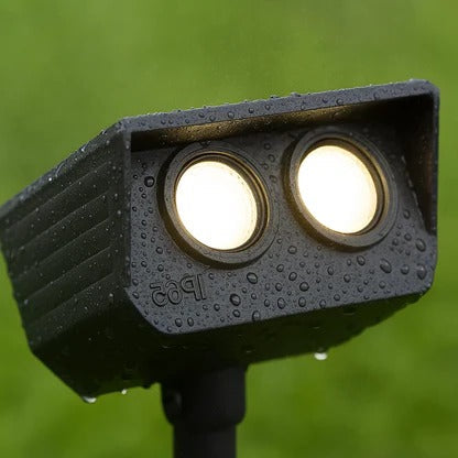 Solar Spot Light with Zoom Lens – RGB & Warm White LED