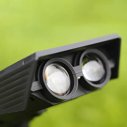 Solar Spot Light with Zoom Lens – RGB & Warm White LED