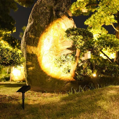Solar Spot Light with Zoom Lens – RGB & Warm White LED