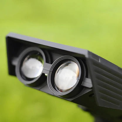 Solar Spot Light with Zoom Lens – RGB & Warm White LED