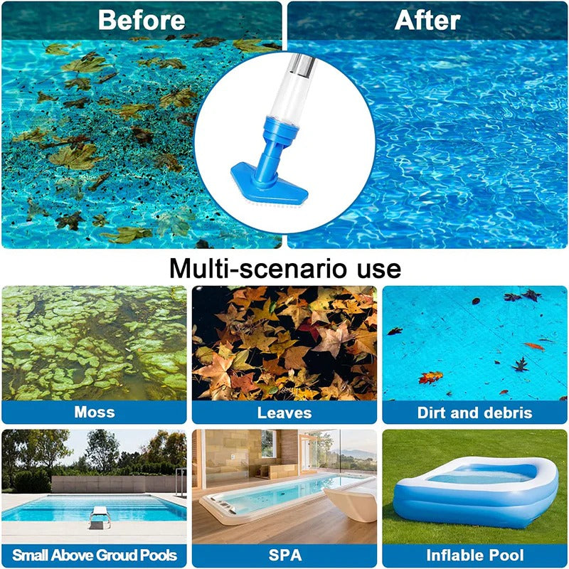 Cordless Pool Vacuum Cleaner – 3-in-1 Rechargeable