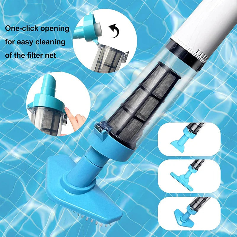 Cordless Pool Vacuum Cleaner – 3-in-1 Rechargeable