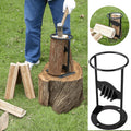 Cast Iron Firewood Splitter Wedge – Manual Log Splitter