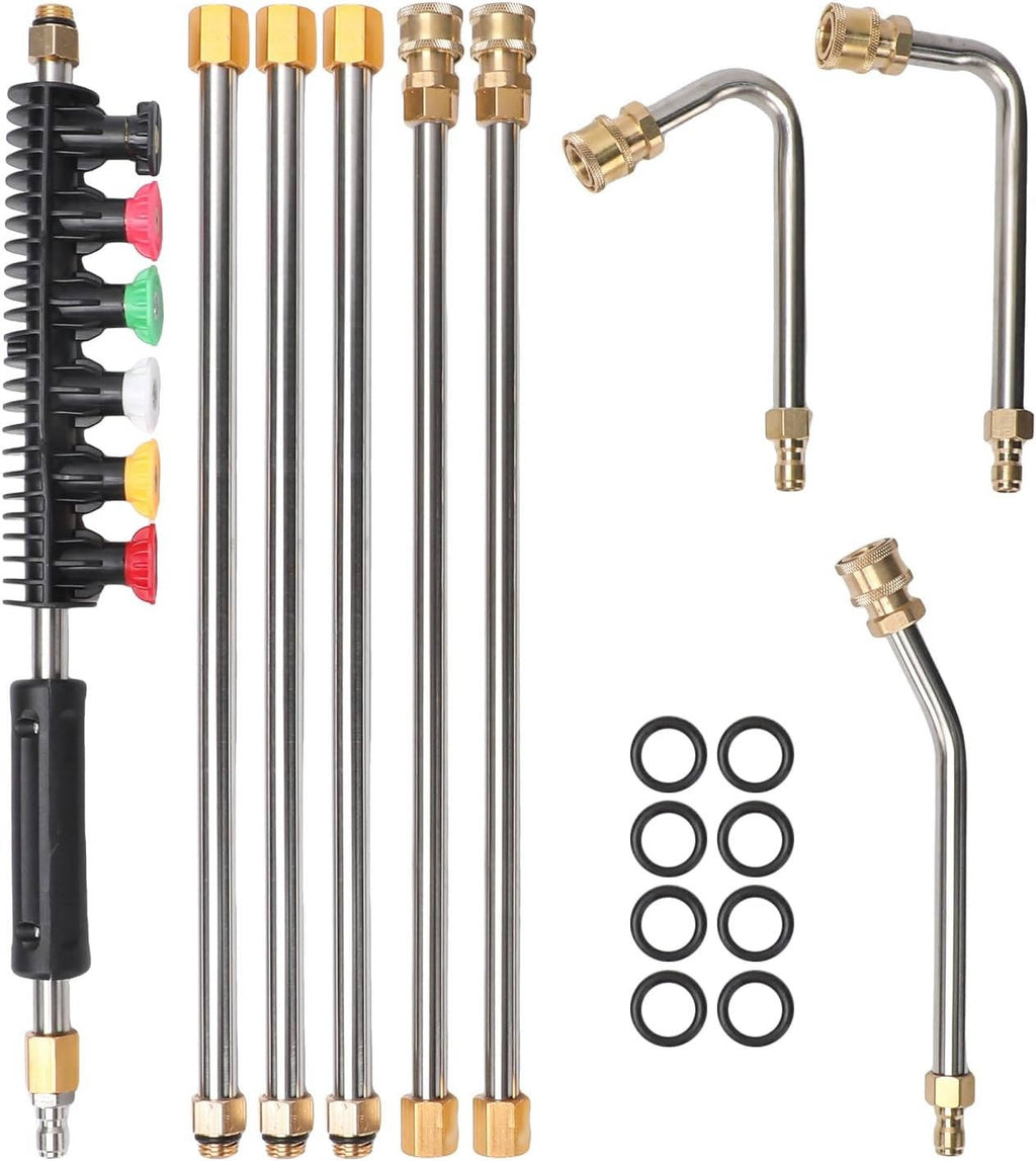 Telescopic Pressure Washer Wand 4000 PSI – Gutter Kit