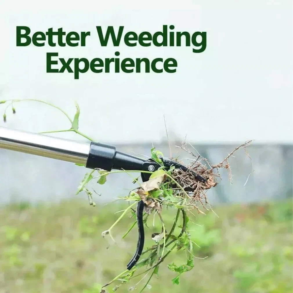 Stand Up Weed Puller – Long Handle Root Remover Tool