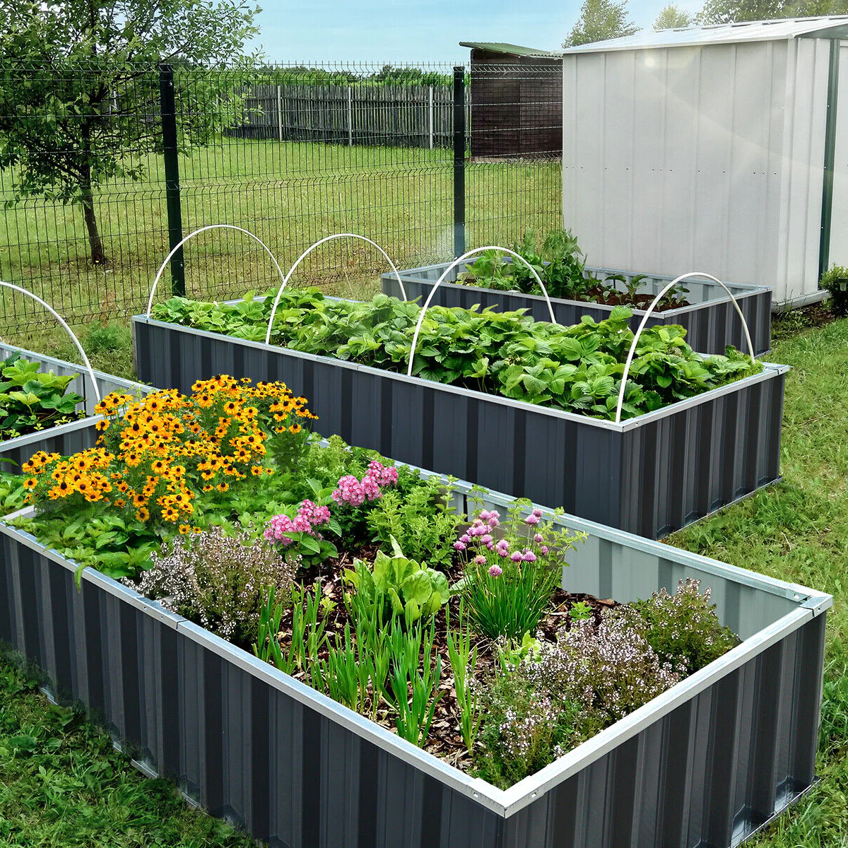 Raised Garden Bed – Outdoor Vegetable & Flower Planter