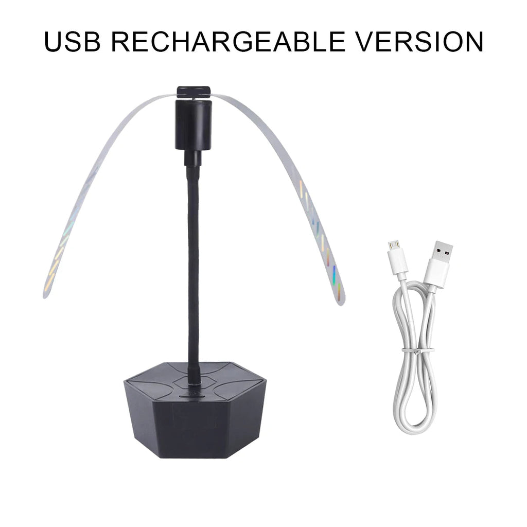 Outdoor Fly Repellent Fan – Rechargeable BBQ Fly Fan