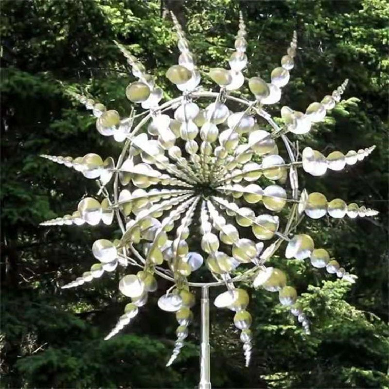 Kinetic Metal Wind Spinner – Anti-Rust Garden Windmill