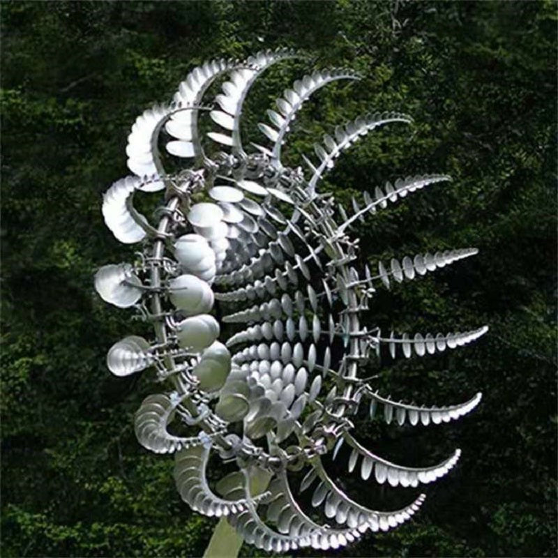 Kinetic Metal Wind Spinner – Anti-Rust Garden Windmill